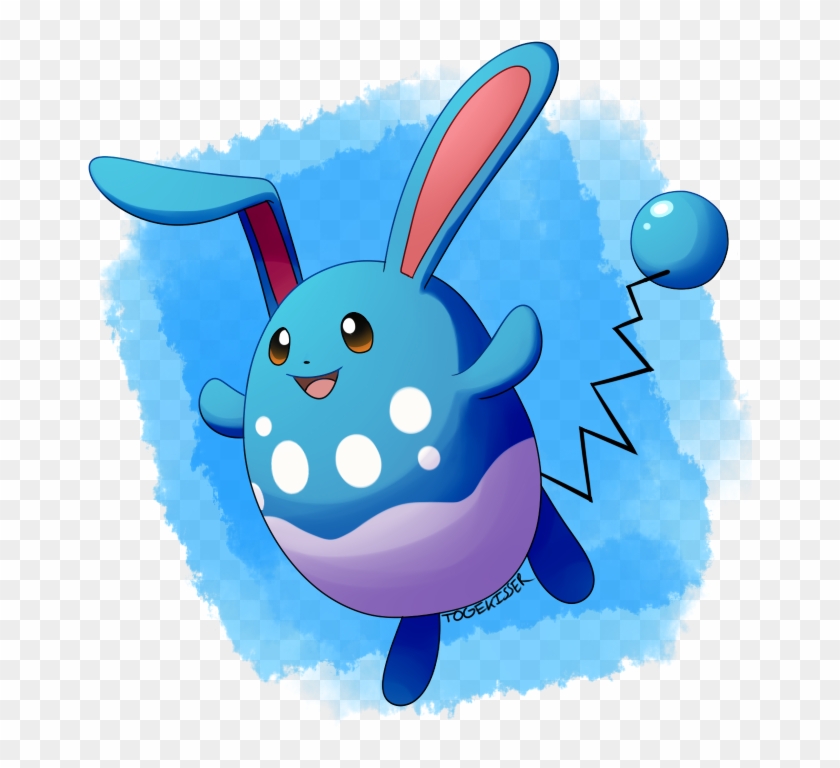 Favorite Water Type - Azumarill Cute Clipart #4135156