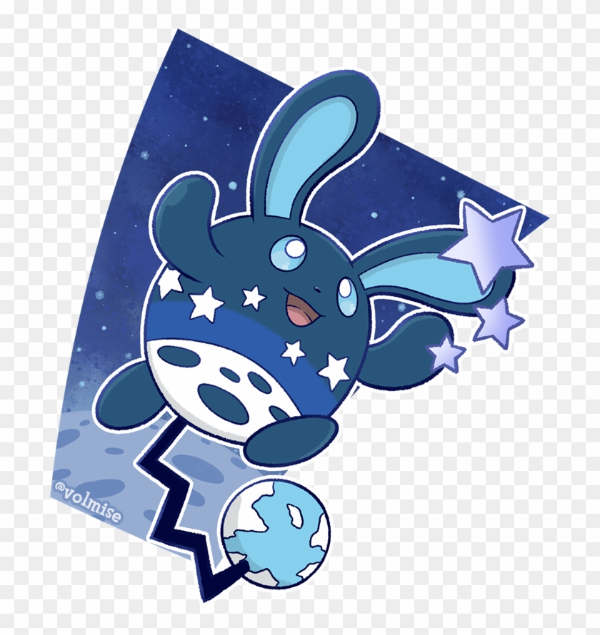 @artsy-theo Made A Wonderful Alolan Azumarill Design - Cartoon Clipart #4135406