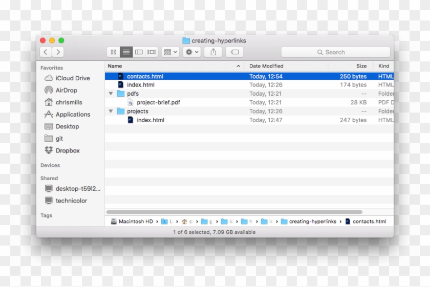 A Simple Directory Structure - Mac Os Efi Folder Clipart #4135825