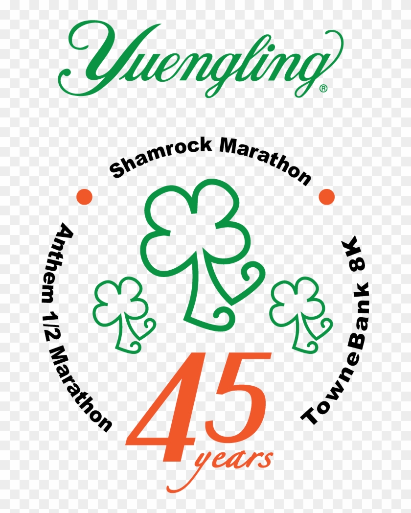Yuengling Shamrock Marathon Weekend In Virginia Beach - Shamrock Marathon Logo Clipart #4135927