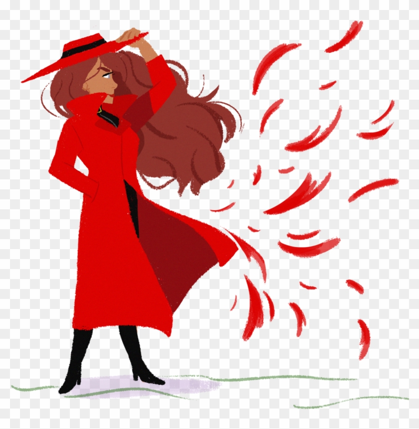 Witwics Carmen Sandiego Where In The World Is Carmen - Illustration Clipart