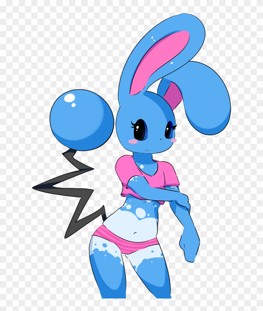 Anthro Azumarill Clipart
