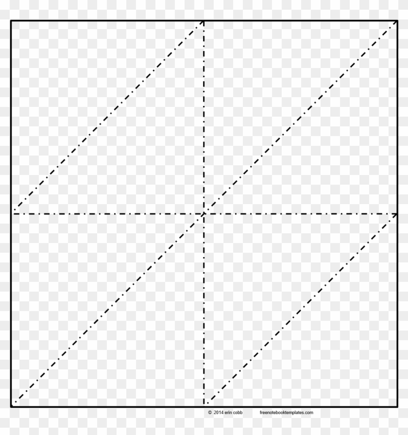 Flapbook Infinity Fold - Triangle Clipart #4136250