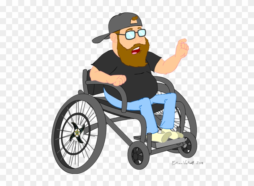 Sir Motormouth - Motorized Wheelchair Clipart
