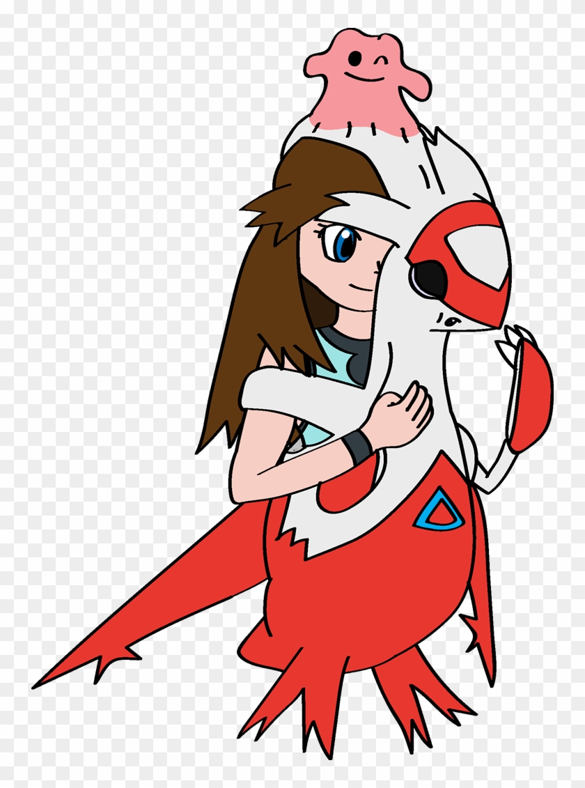 Leaf Into Latias With Sem - Cartoon Clipart #4136883
