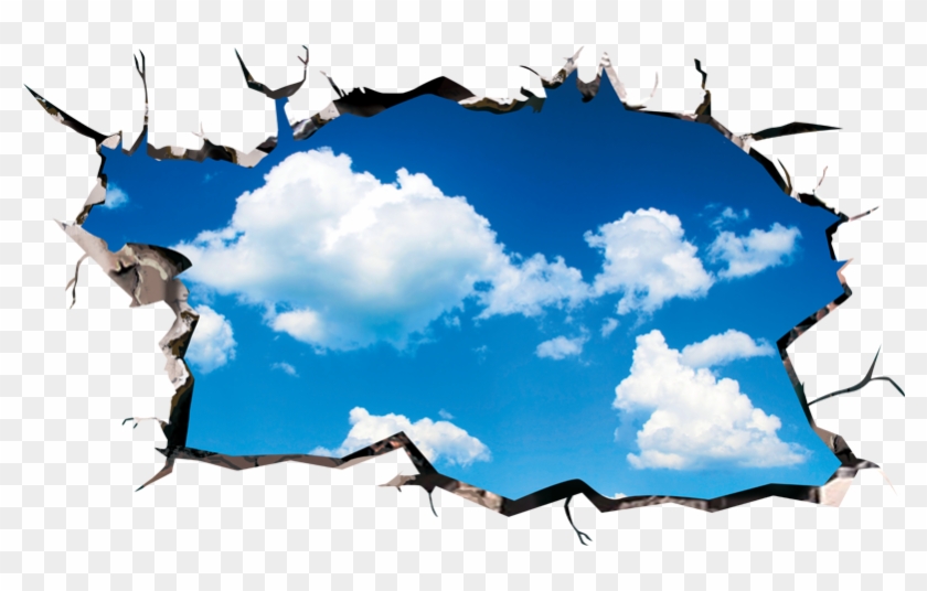 [shijuehezi] Sky Clouds 3d Ceiling Stickers Pvc Material - Tapeta 3d Na Sufit Clipart