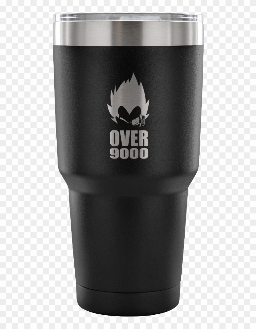Vegeta Over 9000 Vacuum Tumbler 30 Oz $20 - Best Friend Tumbler Cups Clipart