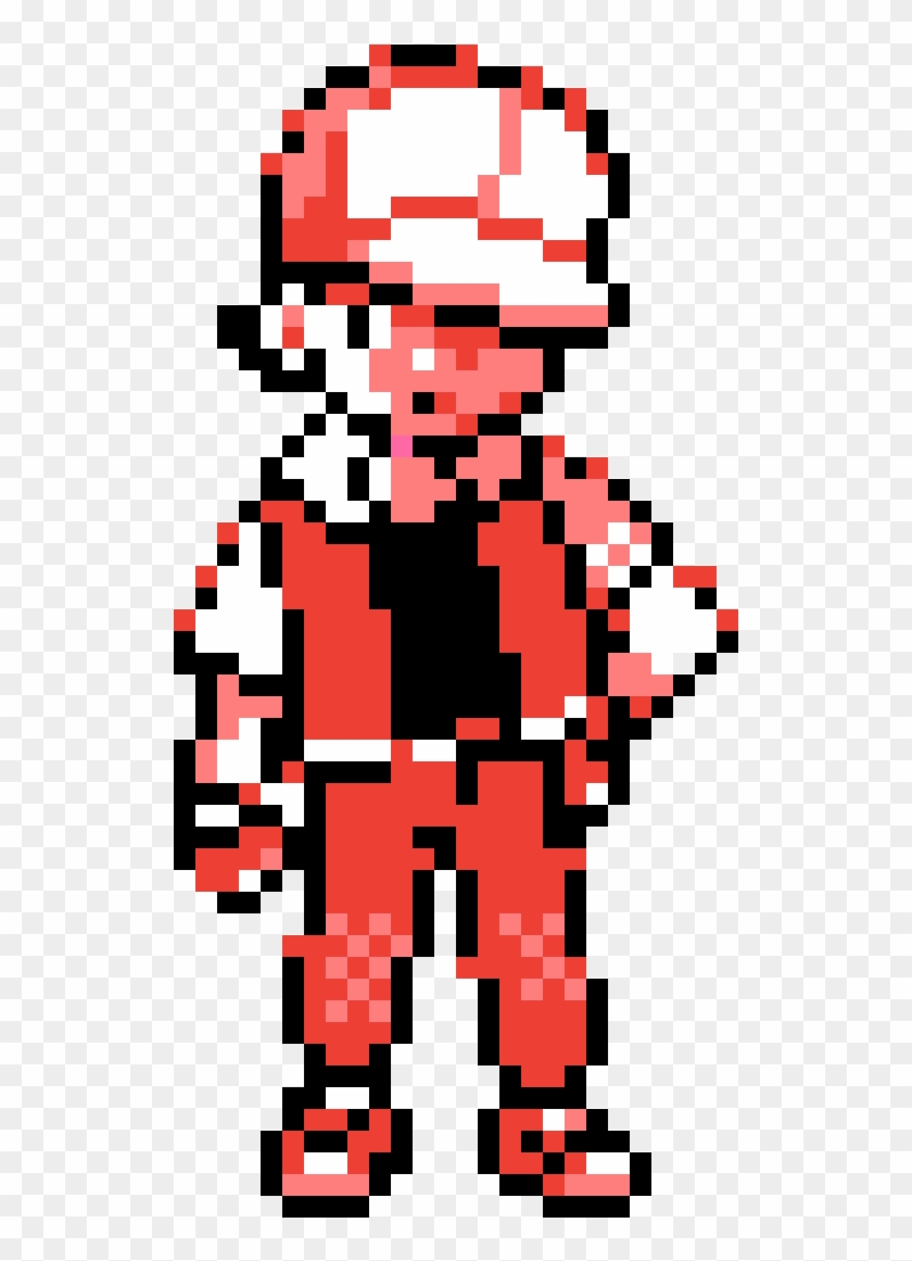 Pokemon's Red Sprite - Snow On Mt Silver Red Clipart