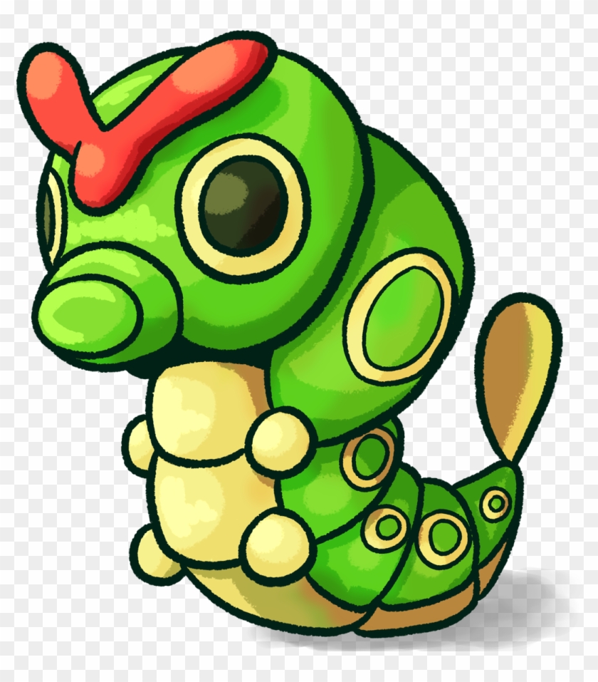 Metapod's Pokémon Green Sprite Is Deeply Cursed - Cartoon Clipart