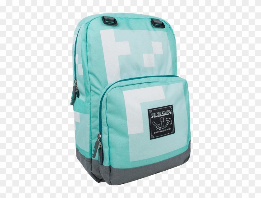 Apparel - Minecraft Diamond Backpack Clipart #4138252