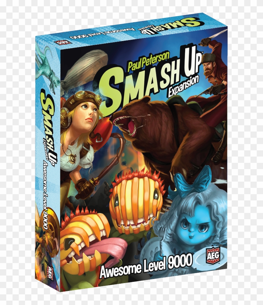 Awesome Level 9000 Expansion Features 4 All-new Distinct - Smash Up Awesome Level 9000 Clipart #4138331