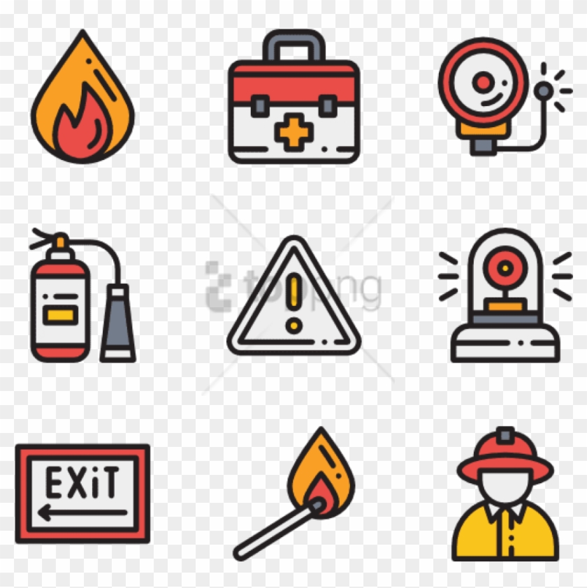 Free Png Fire Department 50 Icons - Asian Food Icon Transparent Clipart #4138360