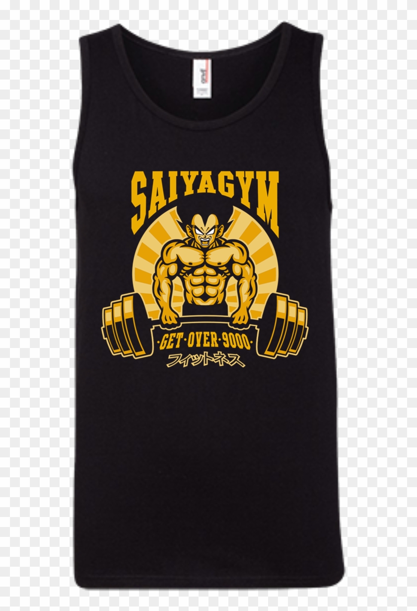 Saiya Gym 100% Ringspun Cotton Tank Top - Saiyagym Clipart