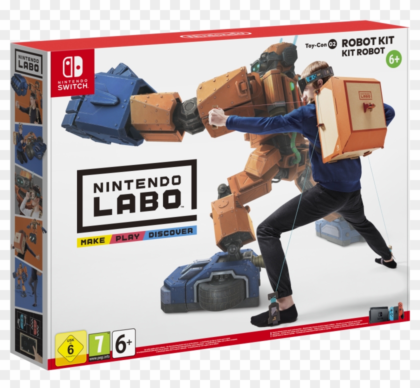 Hacp Adfv Eupkge01 02 R - Nintendo Labo Toycon 02 Robot Kit Clipart