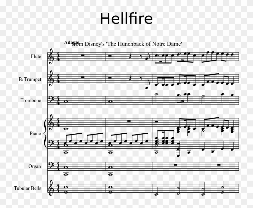 Hellfire Sheet Music 1 Of 17 Pages - Good Time ピアノ 楽譜 Clipart