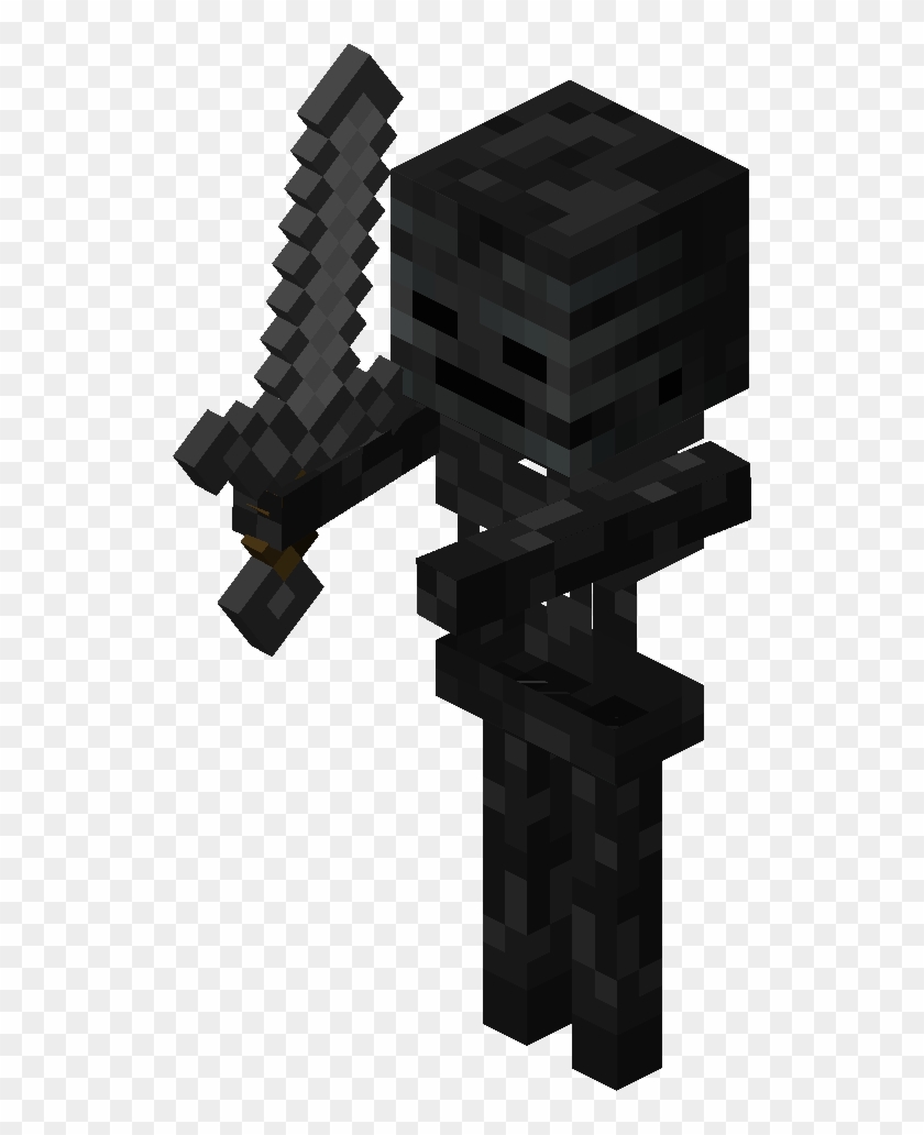 Wither Skeleton - Minecraft Mobs Skeleton Clipart