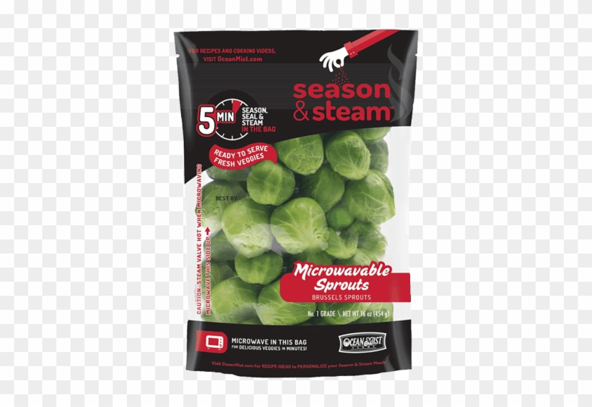 50 For Ocean Mist Farms Bagged Season & Steam Brussels - Ocean Mist Steam Brussel Sprouts Clipart #4139148