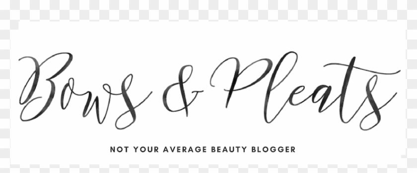 Bows And Pleats - Calligraphy Clipart