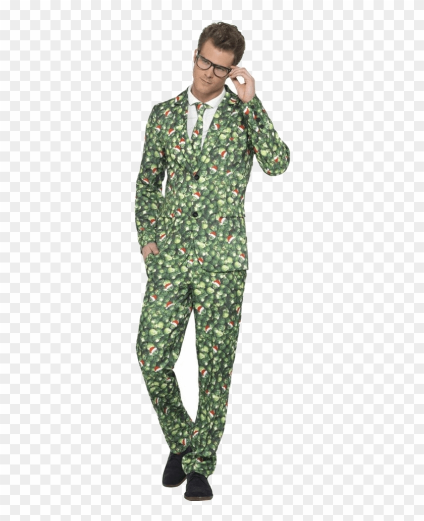 Adult Brussel Sprout Stand Out Suit - Brussel Sprouts In Clothes Clipart