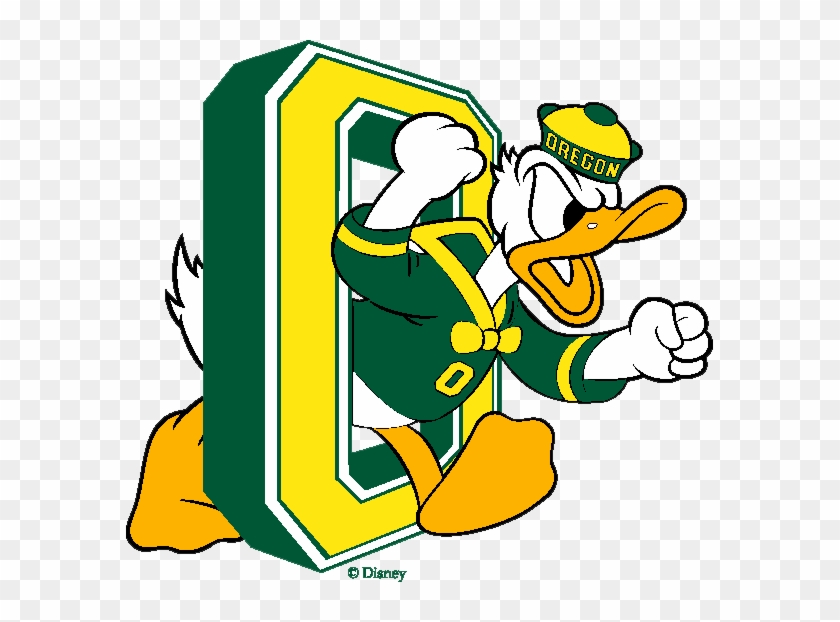 University Of Oregon - Oregon Ducks Logo Clipart #4140302