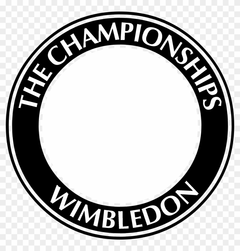 Wimbledon Logo Black And White - Wimbledon Logo Clipart #4140377