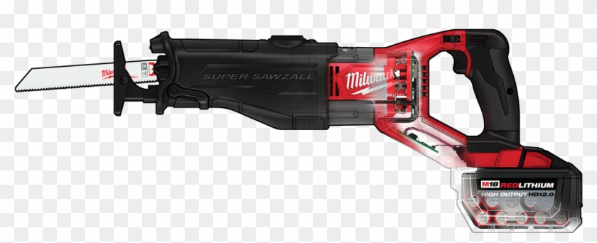 1 - Milwaukee M18 Fsx-121x Akku-säbelsäge Mit 1x 12ah Akku Clipart #4140629