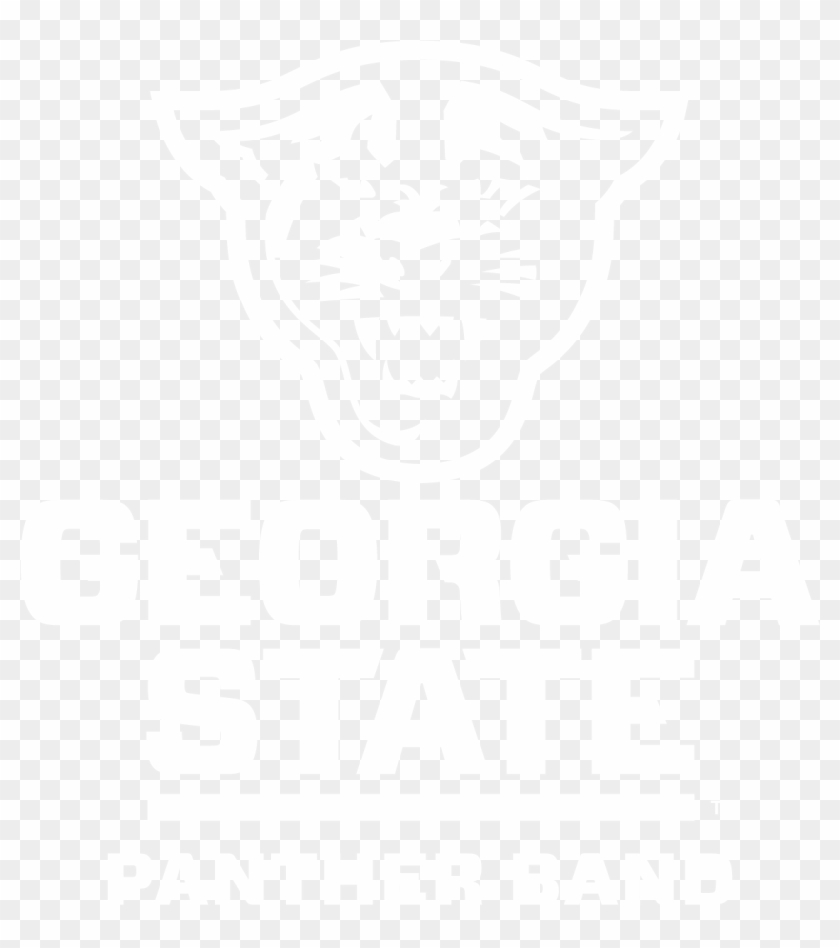 Panther Band Logo Reversed - Georgia State Football Logo Png Clipart