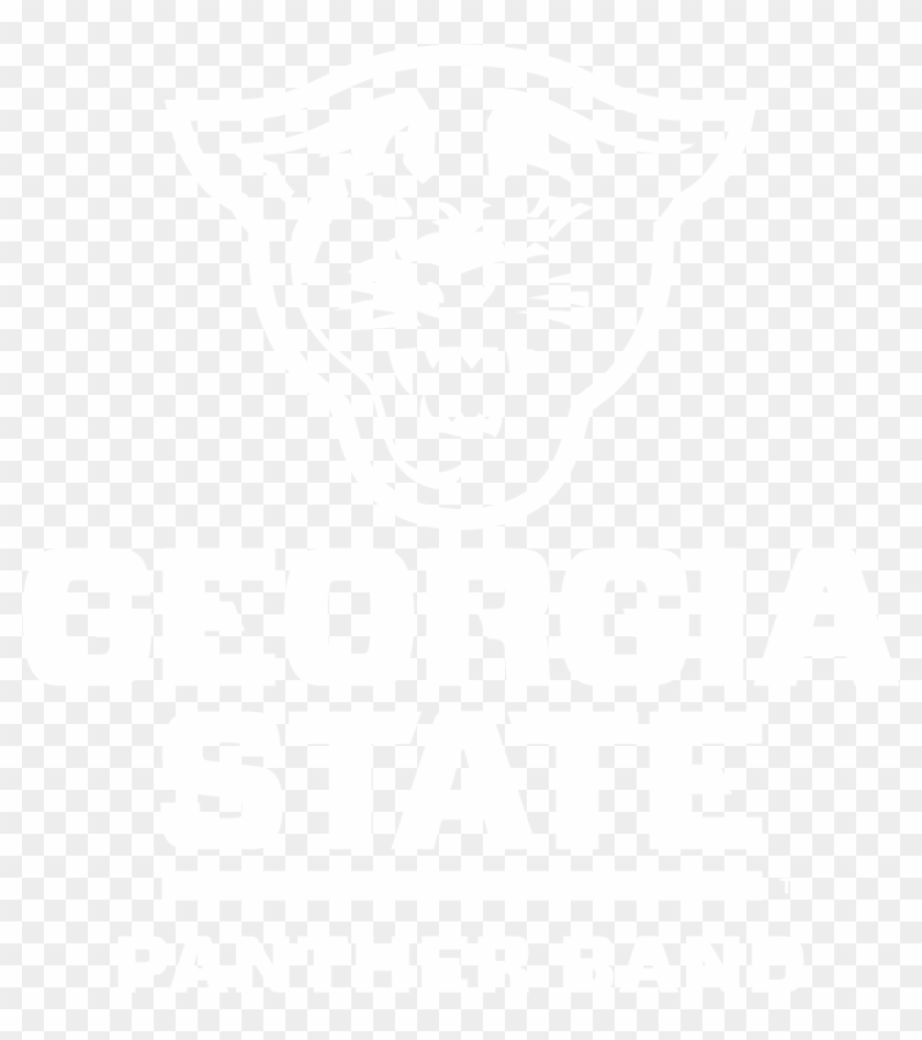 Panther Band Logo Reversed - Georgia State Football Logo Png Clipart #4140962