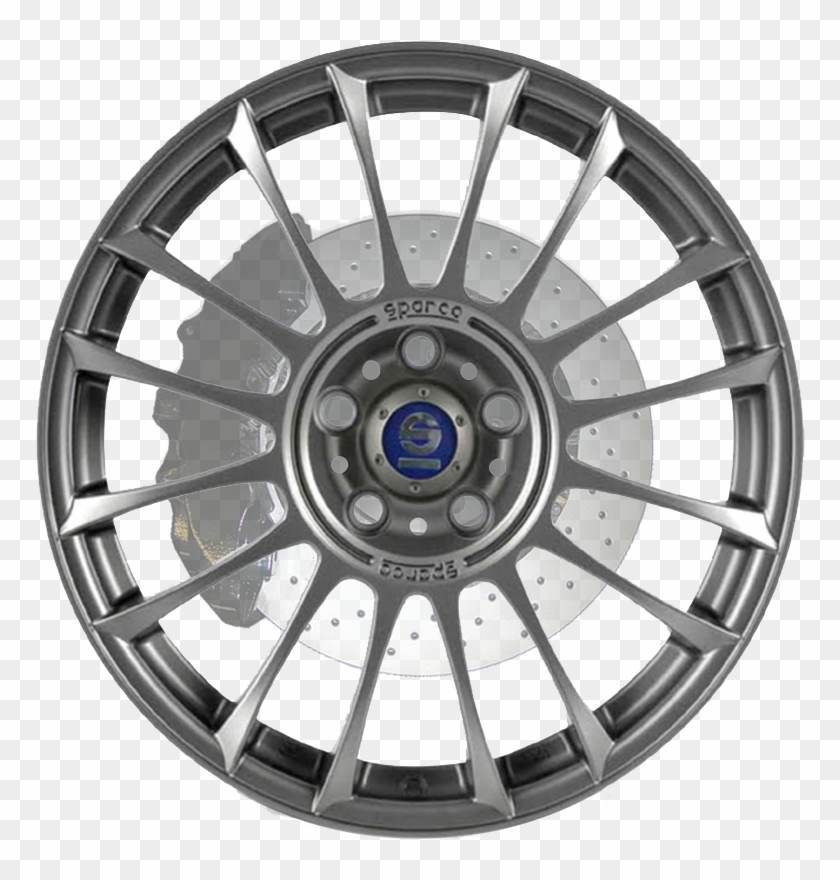 Sparco Pista Matt Silver Tech - Bike And Build Png Clipart #4141067