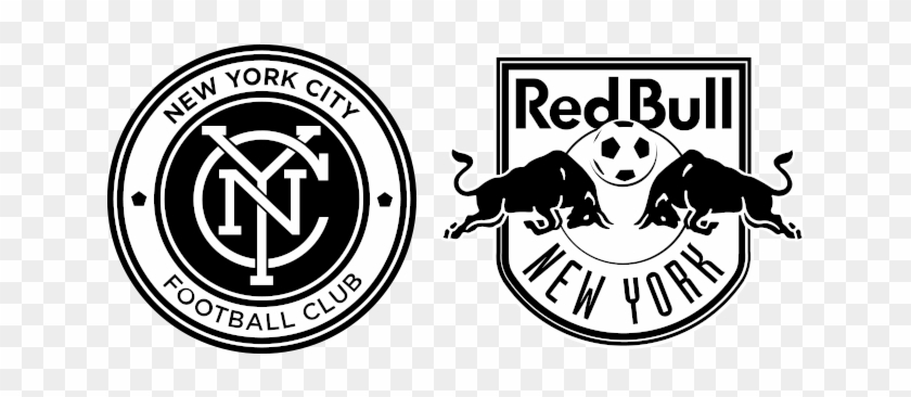 Nycfc Red Bulls - Nyc Football Club Logo Clipart #4141299