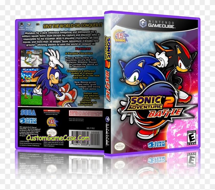 Sonic Adventure Battle Custom Case - Sonic Adventure 2 Battle Clipart #4141352