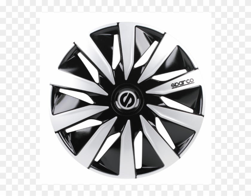 4 Wheel Covers Car Universal Sparco Mod Lazio Bolts - Sparco Hubcaps Clipart #4141357