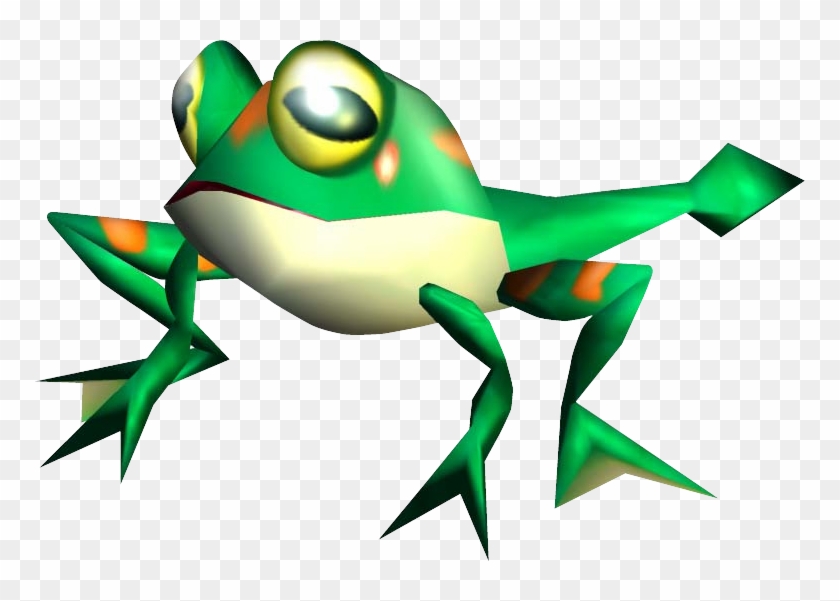 Froggy, From 'sonic Adventure' On The Sega Dreamcast - Big The Cat And Frog Clipart #4141925