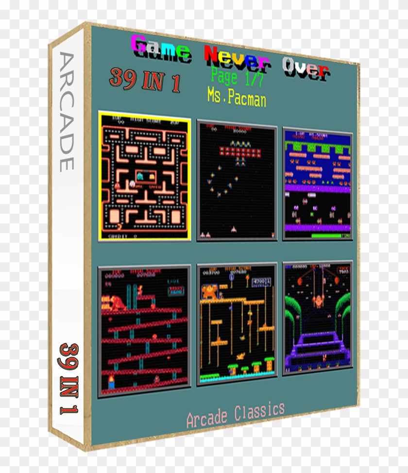 39 In 1 - Ms Pacman Clipart #4142421