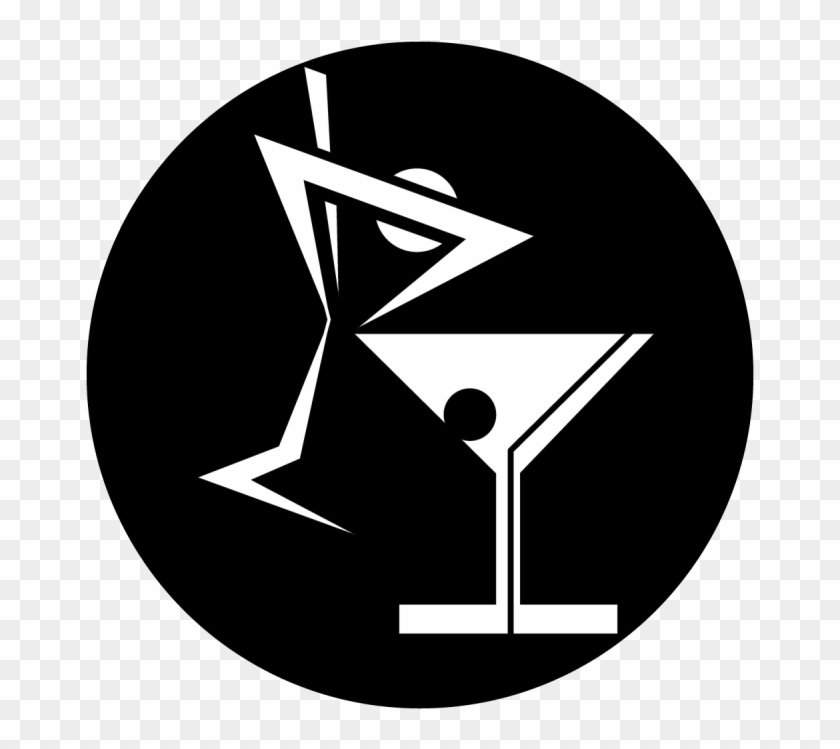 Cartoon Martini Glasses - No 4 Logo Clipart