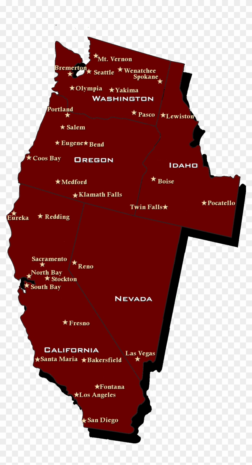 Clerical And Administrative Positions At Each Terminal - Harbor Freight Tools Map Clipart