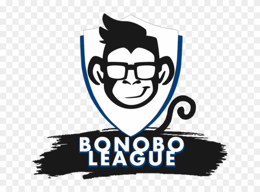 Bonobo League - Cool Monkey Drawings Clipart #4143914