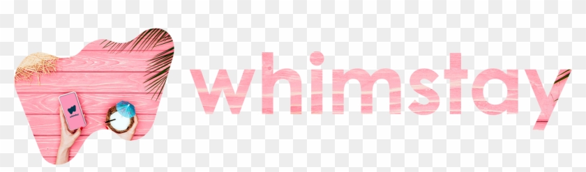Whimstay Logo Pnk Board Horizontal - Graphic Design Clipart #4143973