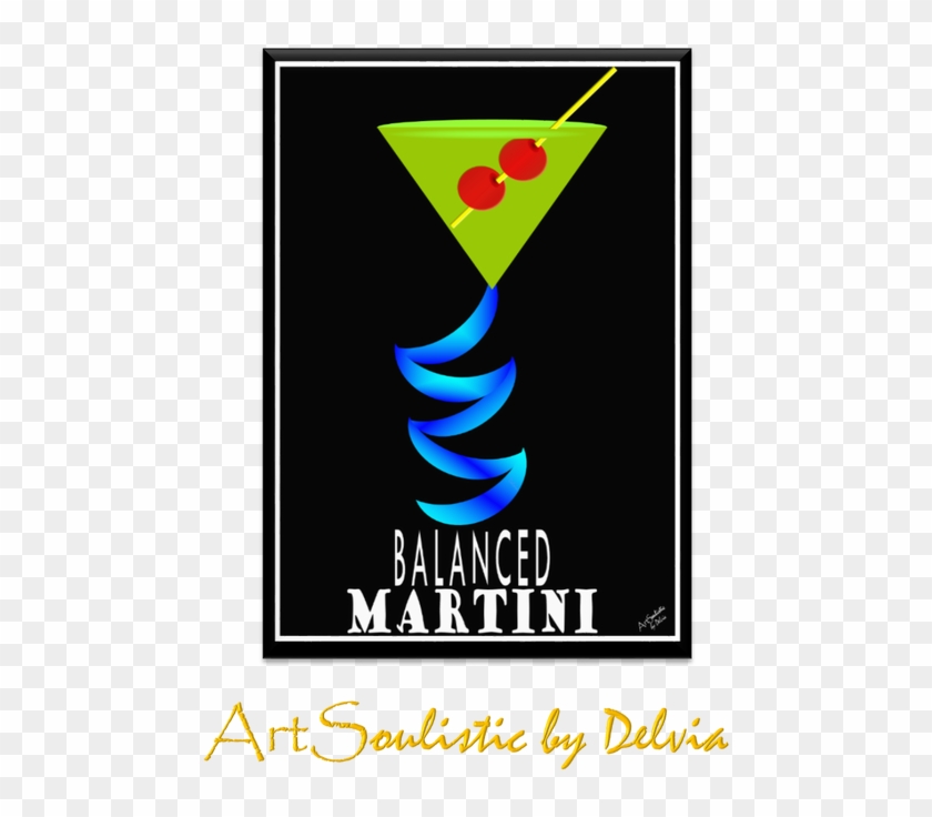 “balanced Martini” - Graphic Design Clipart