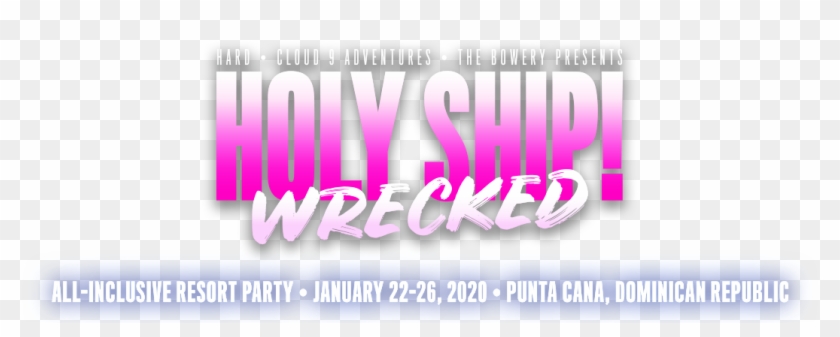 Wrecked Logo Jan 22-26, 2020 Punta Cana, Dominican - Graphic Design Clipart