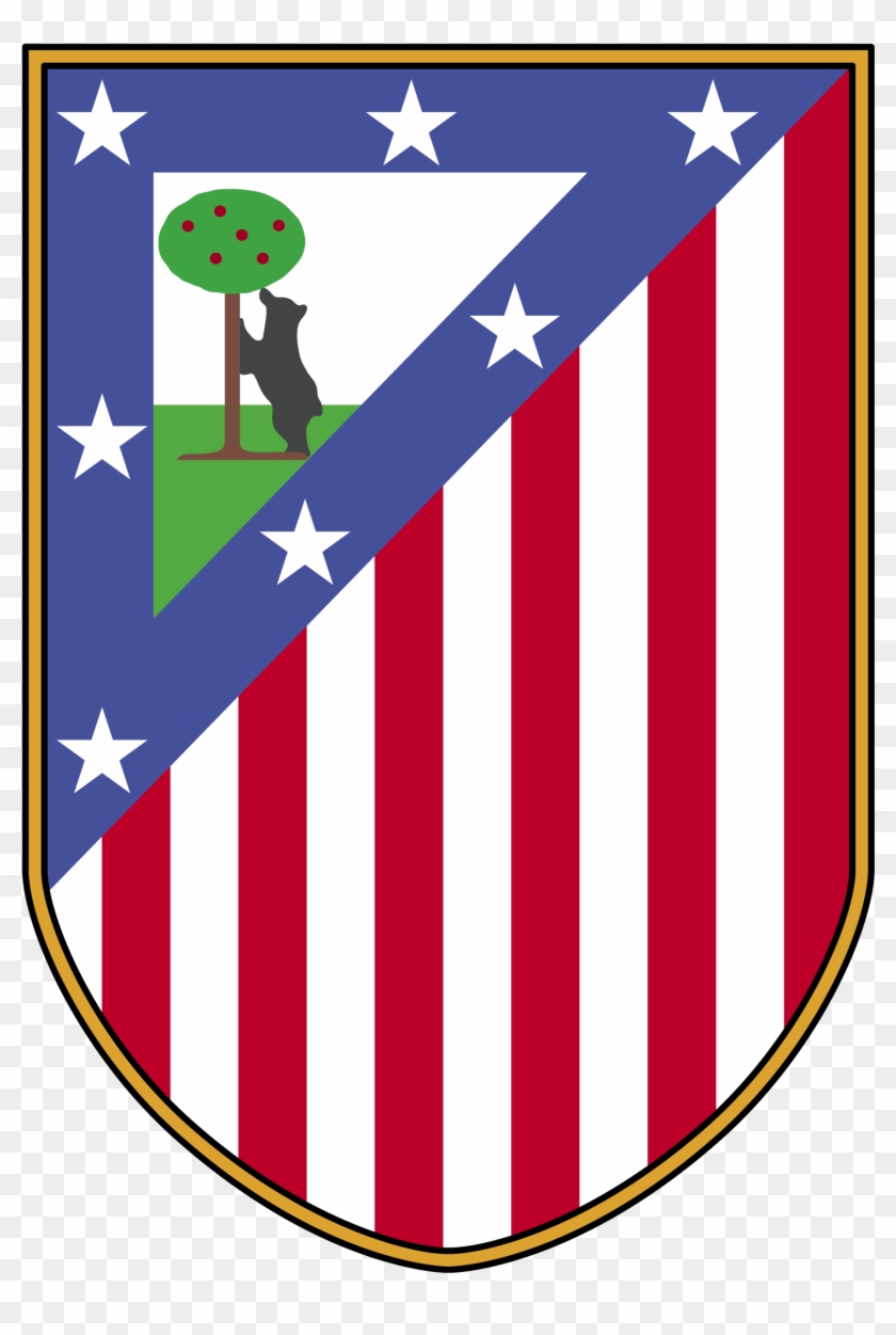 Atletico De Madrid Logo Png Clipart #4144425