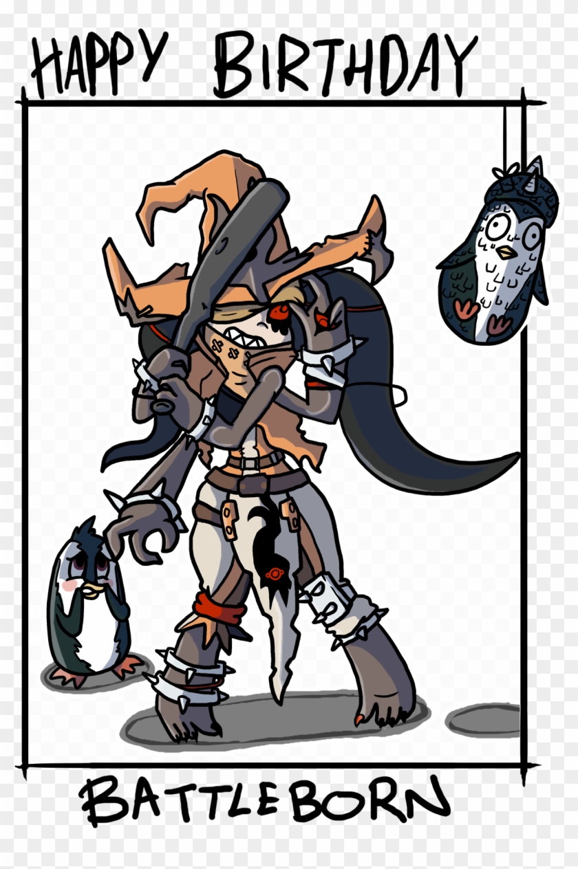 Happy Spawning Day, Battleborn - Cartoon Clipart