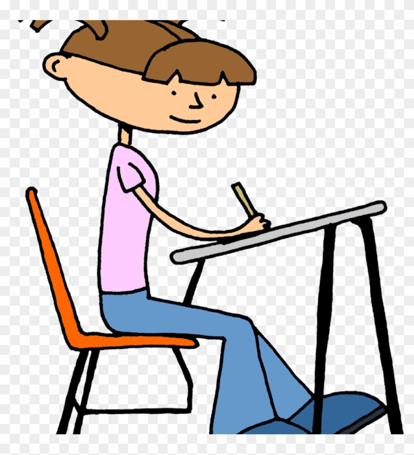 Student Working Clipart Baby Clipart Hatenylo - Student Working Clip Art - Png Download #4145749