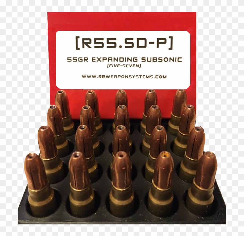 55 - 5.7 X 28 Ammo Hollow Point Clipart #4146696