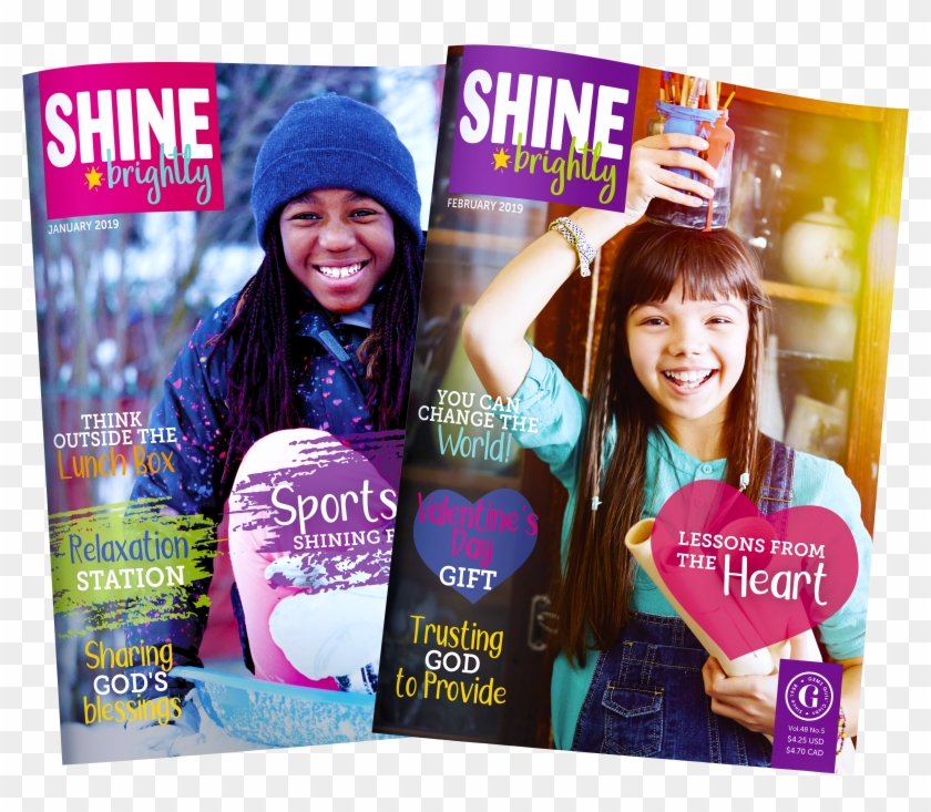 Shine Brightly Magazine Subscription Clipart #4147078