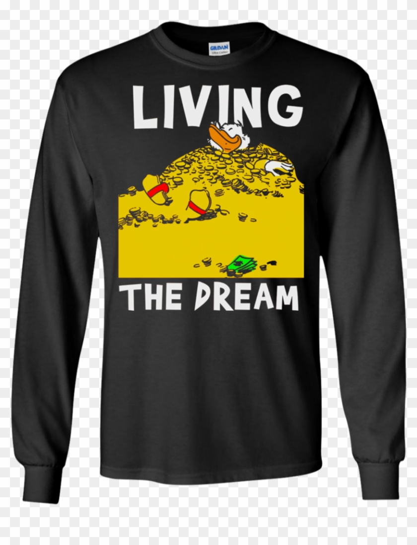 Disney Ducktales Scrooge Mcduck Living The Dream , - スクルージ マクダック T シャツ 新品 Clipart