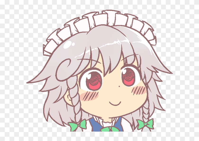 View Sakuya 8 , - Ohayou Face Touhou Clipart