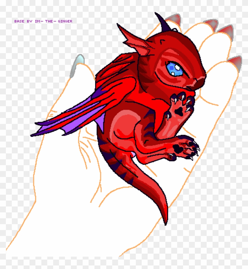 Baaaaaby Draaaaaagon - Illustration Clipart