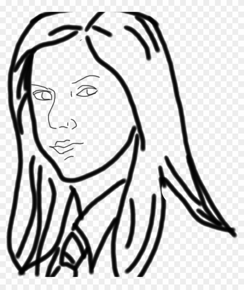#ginny Weasley - Line Art Clipart