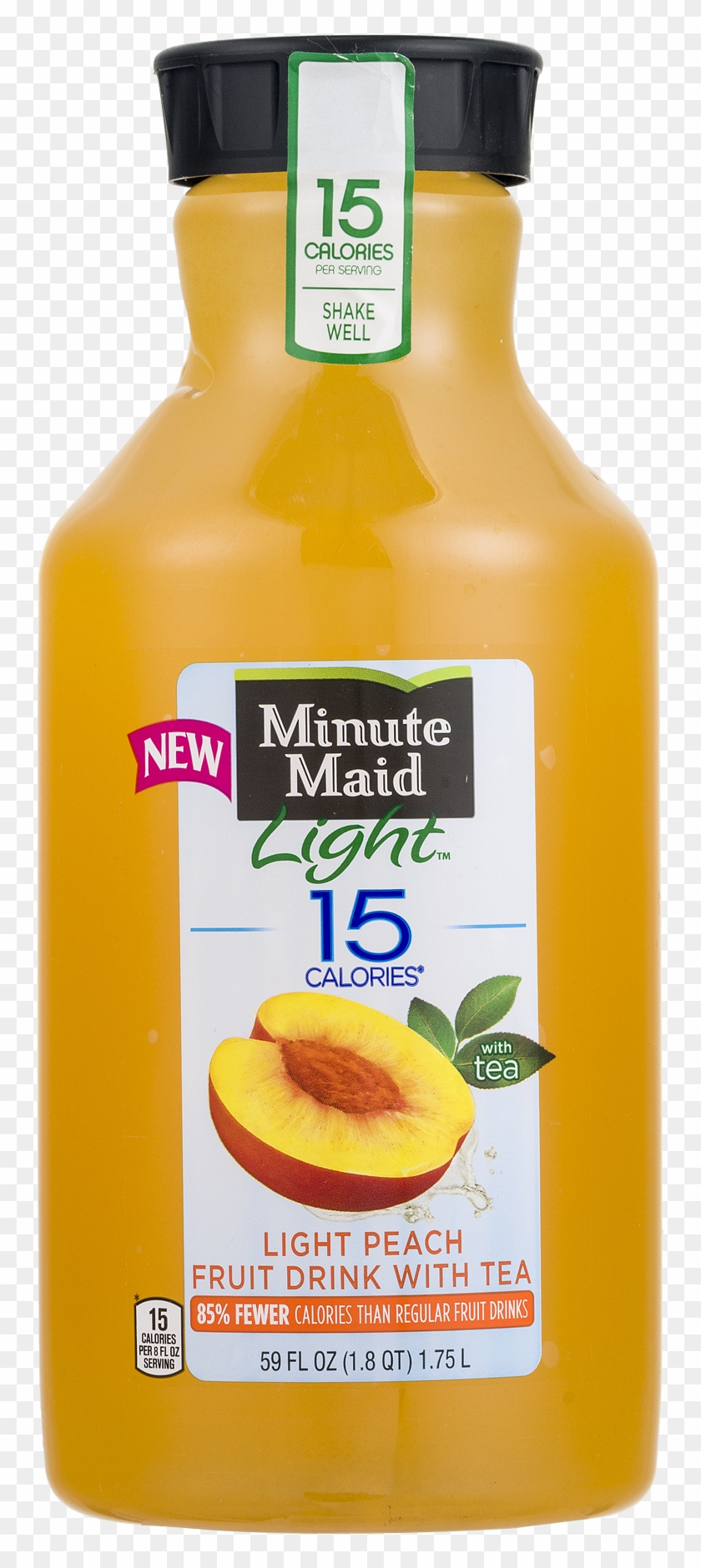 Minute Maid Light 15 Calories Light Peach Fruit Drink Clipart #4148183